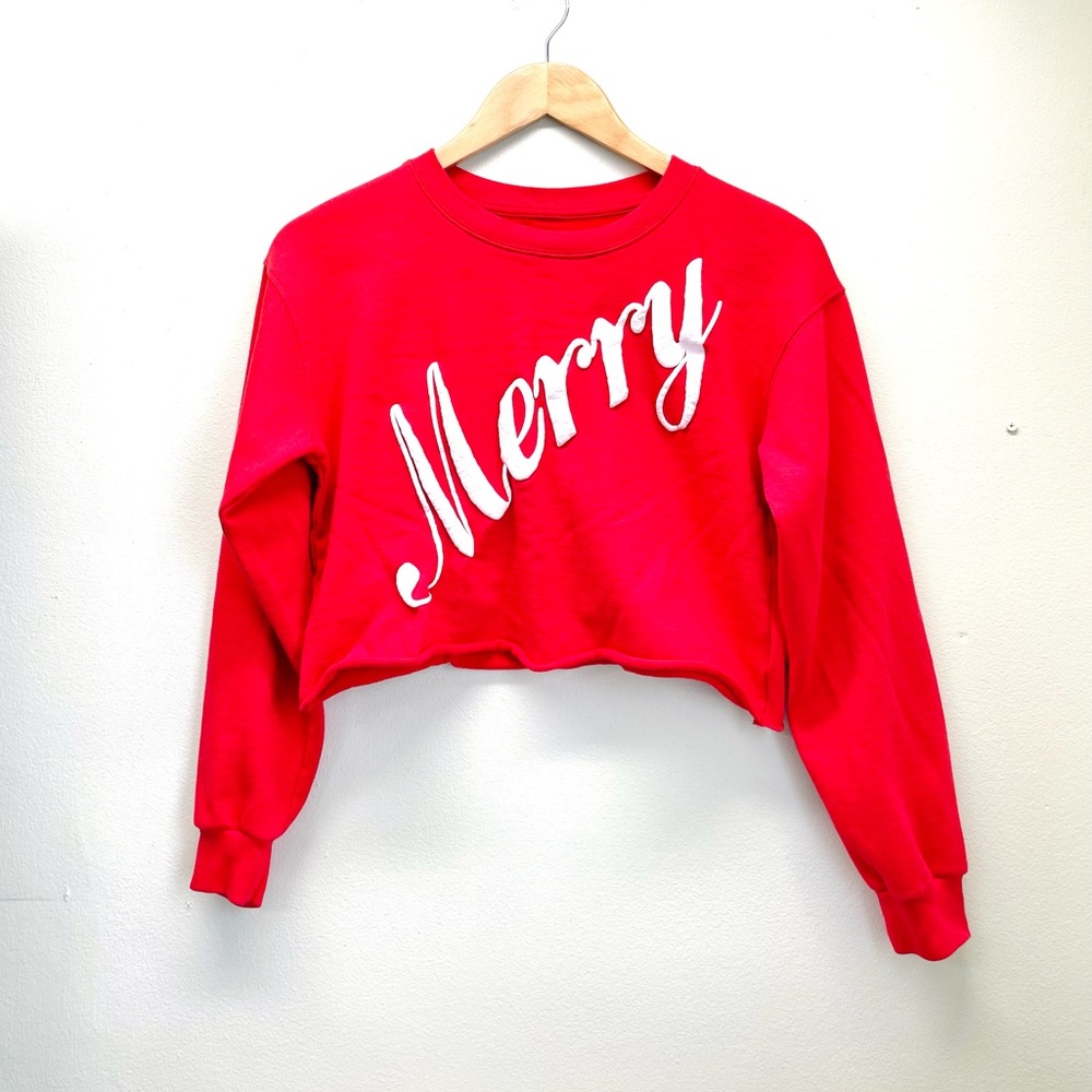 Merry Crop Sweater
